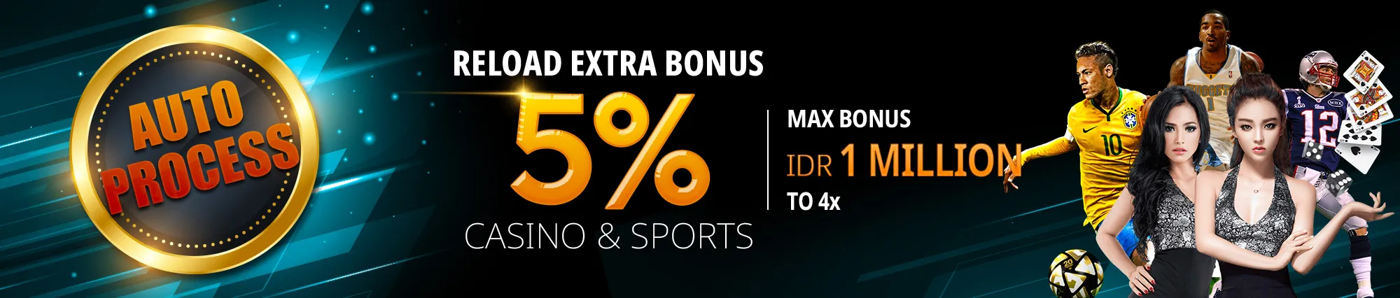 reload extra bonus 5% by qqfortuna