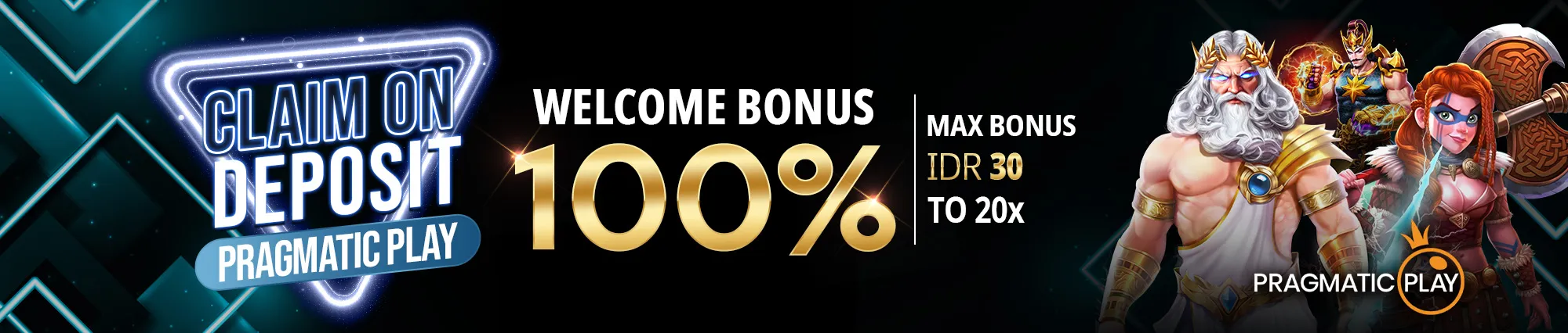 welcome bonus 100% by qqfortuna