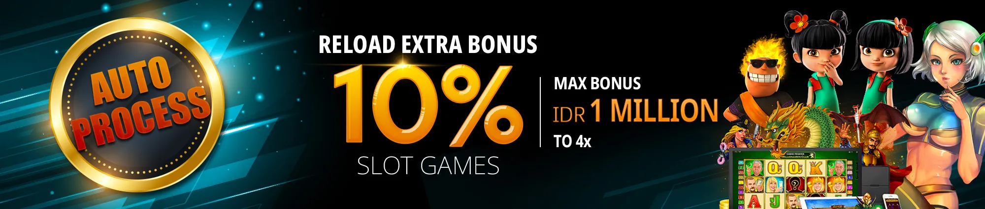 reload extra bonus 10% by qqfortuna