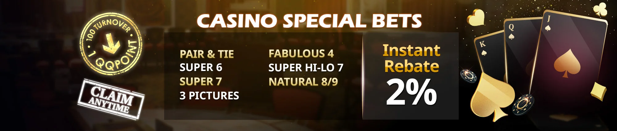 Casino special bets by qqfortuna